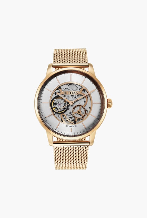 TITAN Skeletal Automatic Watch - NT90110WM01