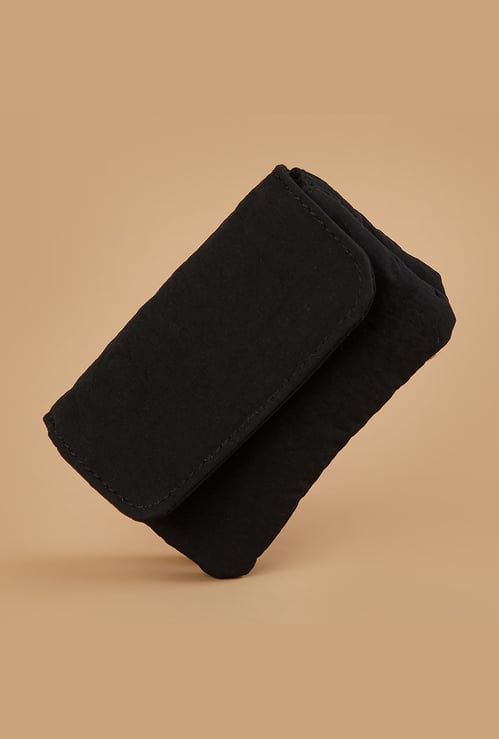 FAME FOREVER Textured Mini Flap Wallet