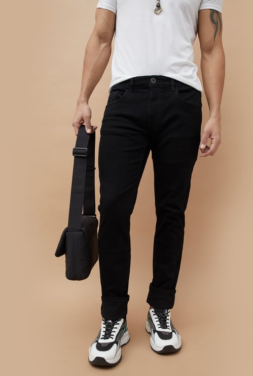 FORCA Solid Slim Tapered Jeans