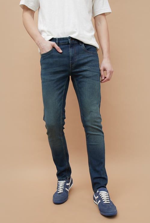 FORCA Stonewashed Slim Tapered Jeans