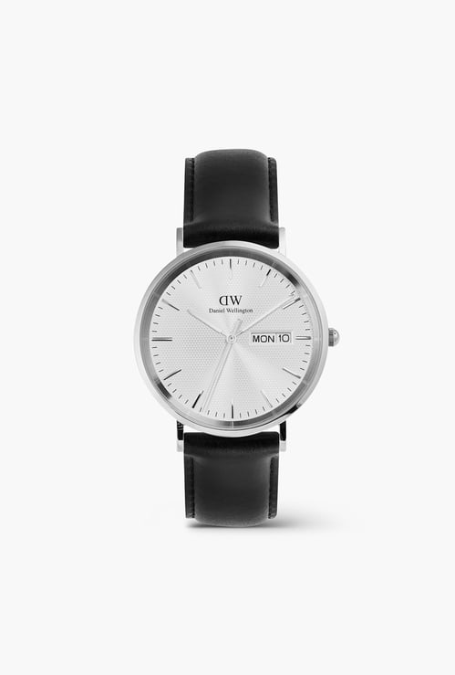 DANIEL WELLINGTON Classic Sheffield Leather Strap Analog Watch - DW00100832K