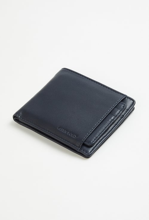 ALLEN SOLLY Solid Bi-Fold Leather Wallet