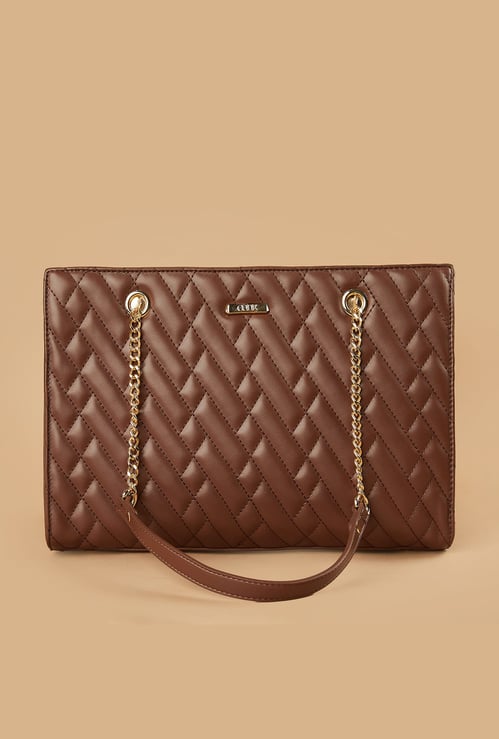 CODE Quilted Shoulder Bag