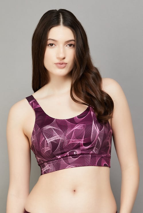 ENAMOR Printed Padded Non-Wired Bra