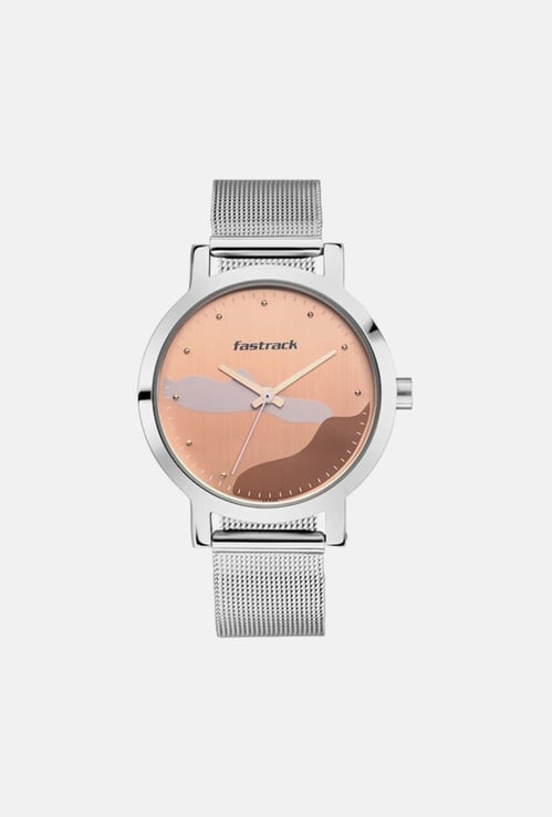 FASTRACK Bare Basics Analog Watch - NT6222SM01