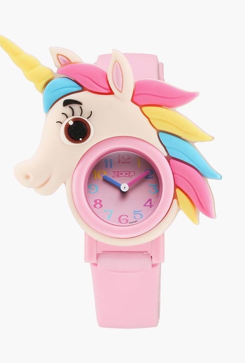 ZOOP Friends From Nature Unicorn Analog Watch - NT16039PP01