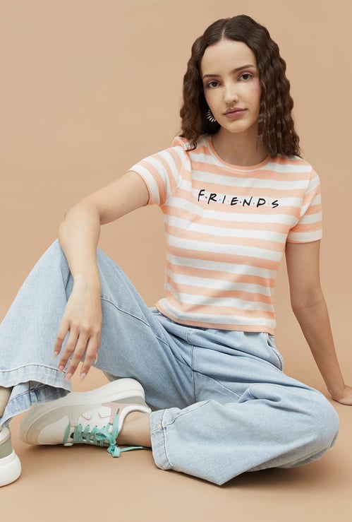 GINGER Friends Print T-shirt