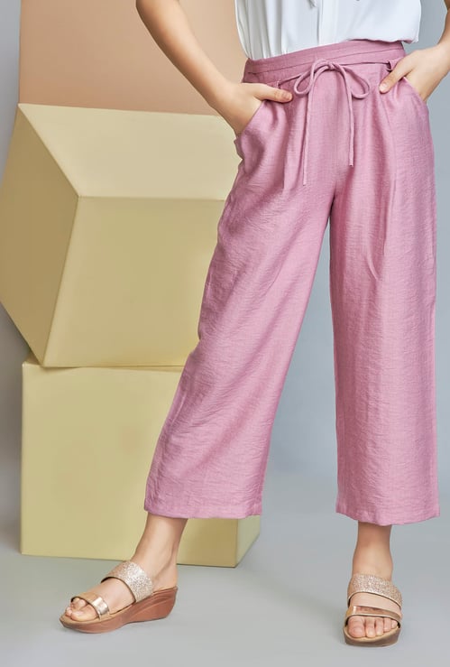 PEPPERMINT Girls Pleated Straight Trousers
