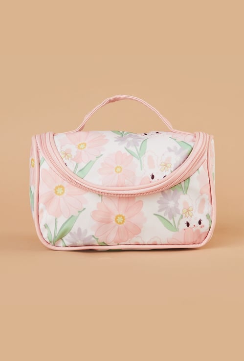 GINGER Heart Print Vanity Pouch