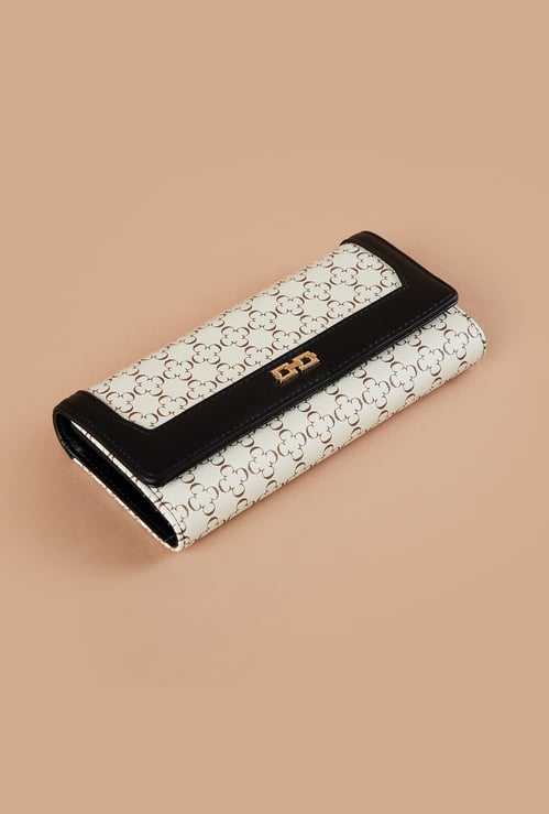 GINGER Monogram Print Wallet