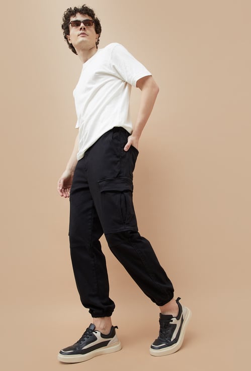 FORCA Solid Regular Fit Joggers