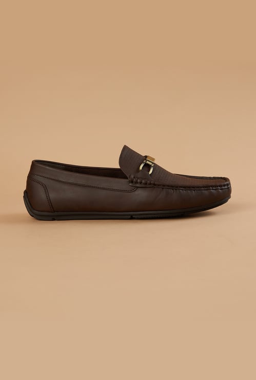 CODE Patterned Loafers