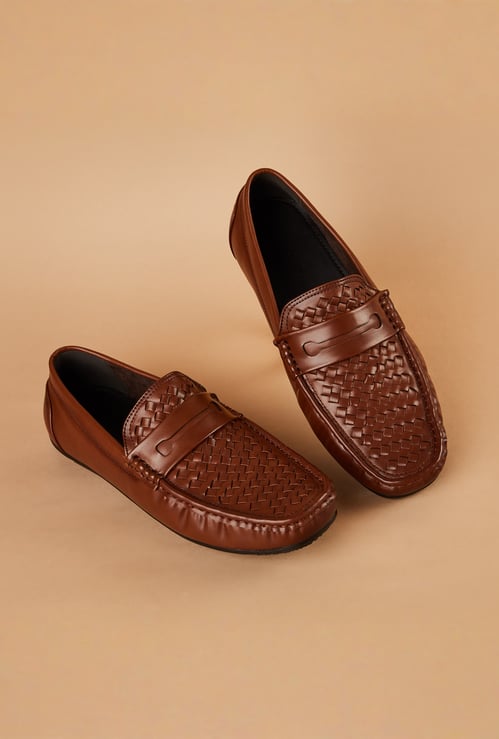 CODE Woven Penny Loafers