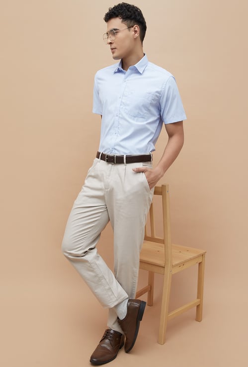 CODE Checked Regular Fit Formal Shirt