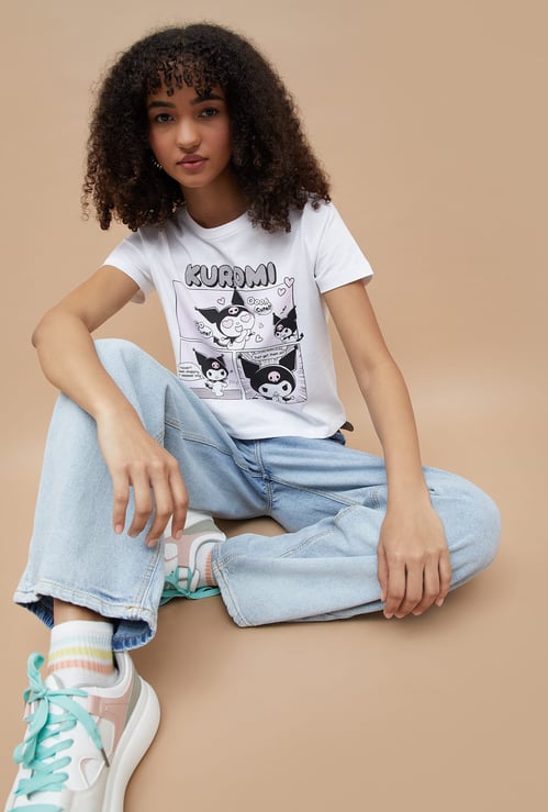 GINGER Kuromi Print T-shirt