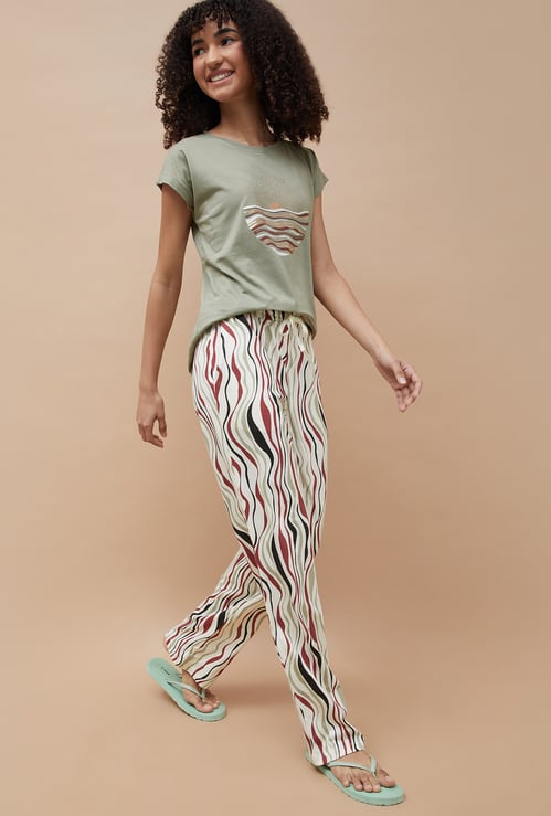 GINGER Printed Night Suit