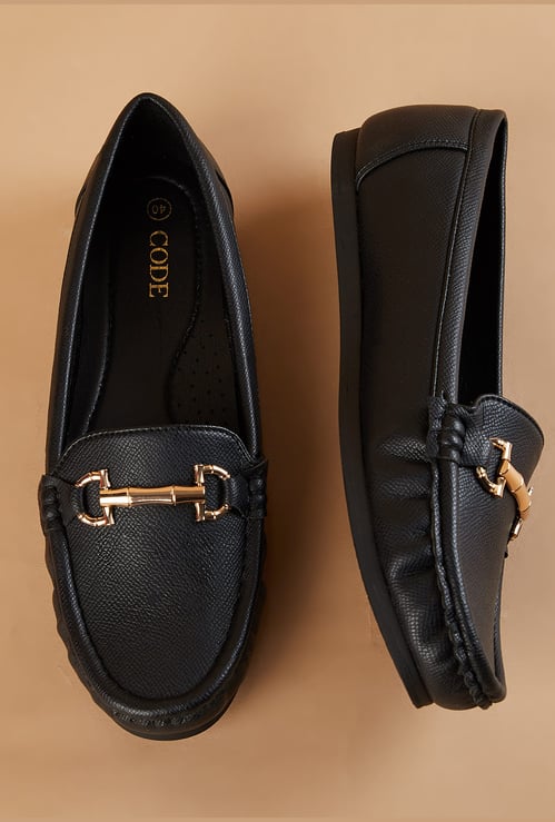 CODE Textured Loafers