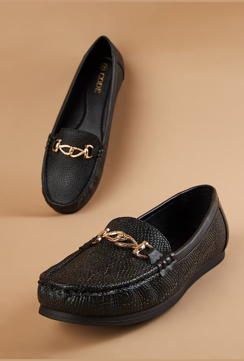 CODE Textured Loafers