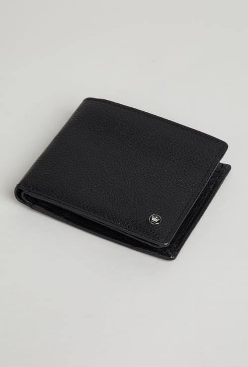 LOUIS PHILIPPE Textured Bi-Fold Wallet
