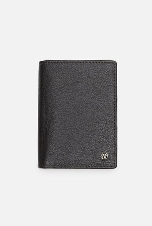VAN HEUSEN Textured Bi-Fold Leather Wallet