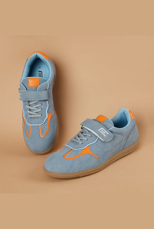 FAME FOREVER Boys Contrast Trim Velcro Strap Shoes