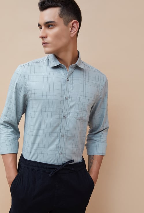 CODE Checked Regular Fit Shirt