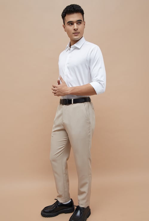 CODE Solid Slim Fit Formal Shirt
