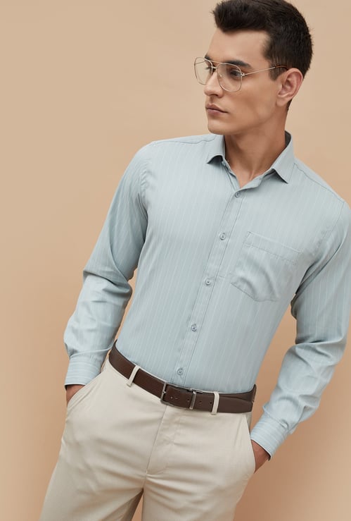 CODE Striped Slim Fit Formal Shirt