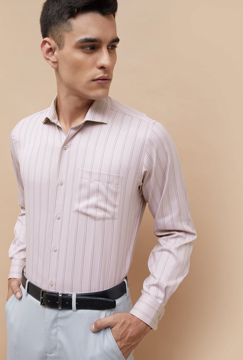 CODE Striped Slim Fit Formal Shirt