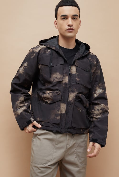 FORCA Printed Hooded Jacket