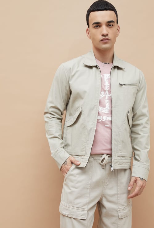 FORCA Solid Jacket with Flap Pockets