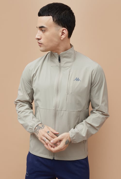 KAPPA Panelled Mock Collar Jacket