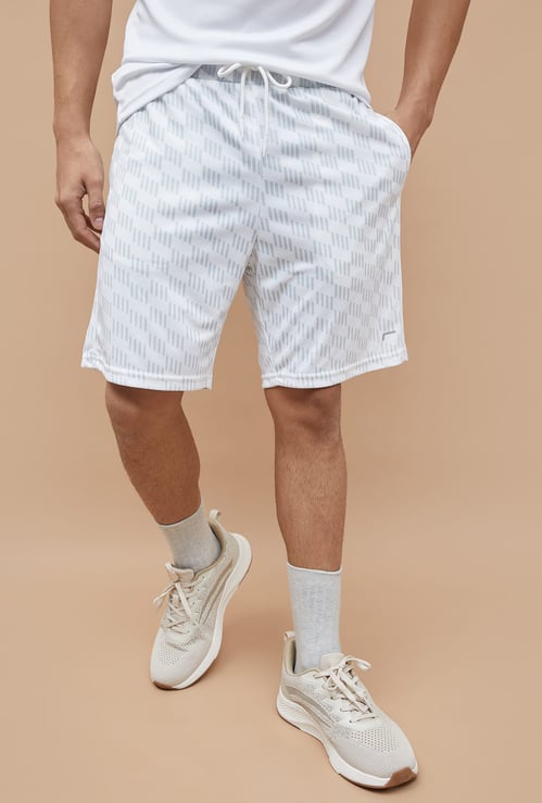 FAME FOREVER ACTIVE Printed Elasticated Shorts