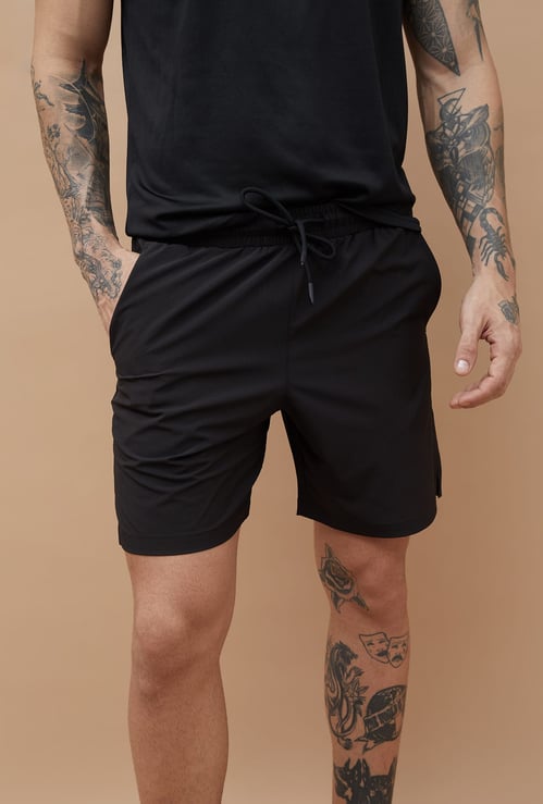 FAME FOREVER ACTIVE Textured Elasticated Shorts