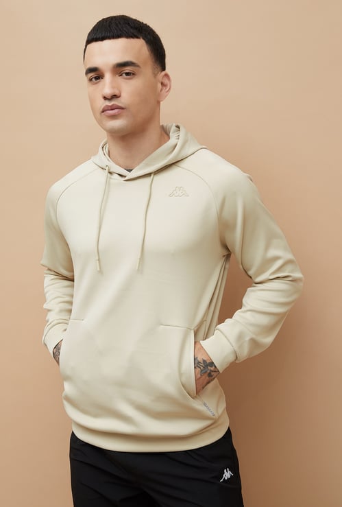 KAPPA Solid Hooded Active Sweatshirt