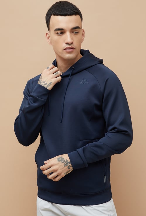 KAPPA Solid Hooded Active Sweatshirt