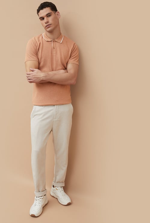 CODE Knitted Polo T-shirt