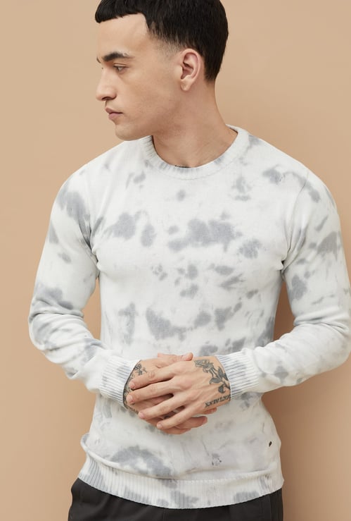FORCA Tie & Dye Knit Sweater