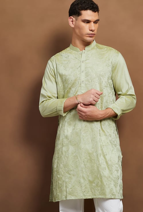 MELANGE Embroidered Long Kurta