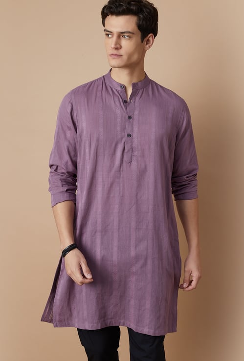 MELANGE Woven Long Kurta