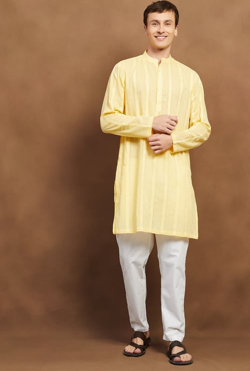 MELANGE Woven Long Kurta