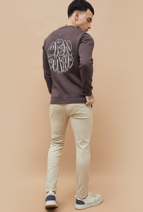 FAME FOREVER Typographic Print Sweatshirt