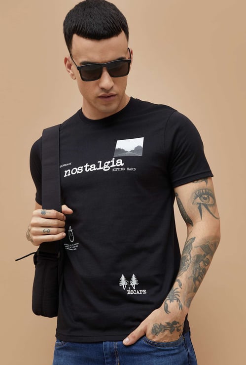 FAME FOREVER Printed Regular Fit T-shirt