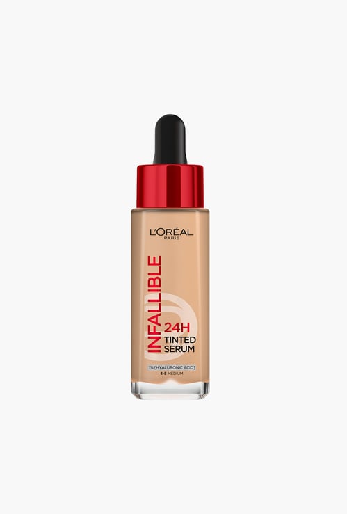 L'OREAL PARIS Infallible 24H Tinted Serum Foundation - 4-5 Medium - 30ml