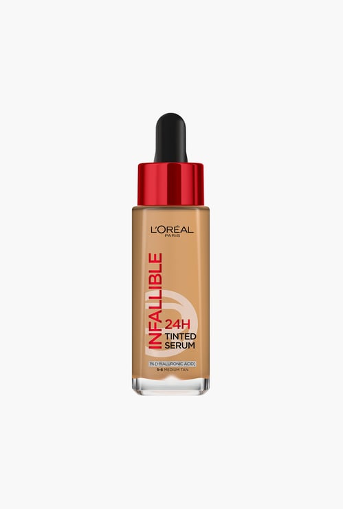 L'OREAL PARIS Infallible 24H Tinted Serum Foundation - 5-6 Medium To Tan - 30ml