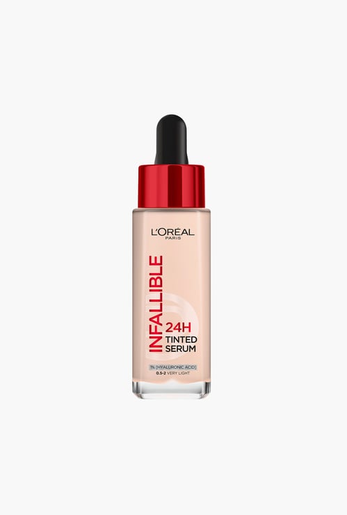 L'OREAL PARIS Infallible 24H Tinted Serum Foundation - 0.5-2 Very Light - 30ml
