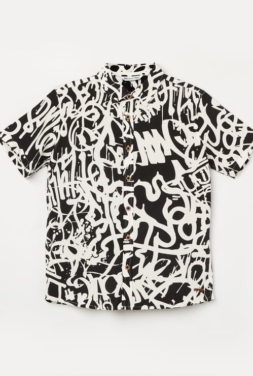 FAME FOREVER Boys Printed Shirt