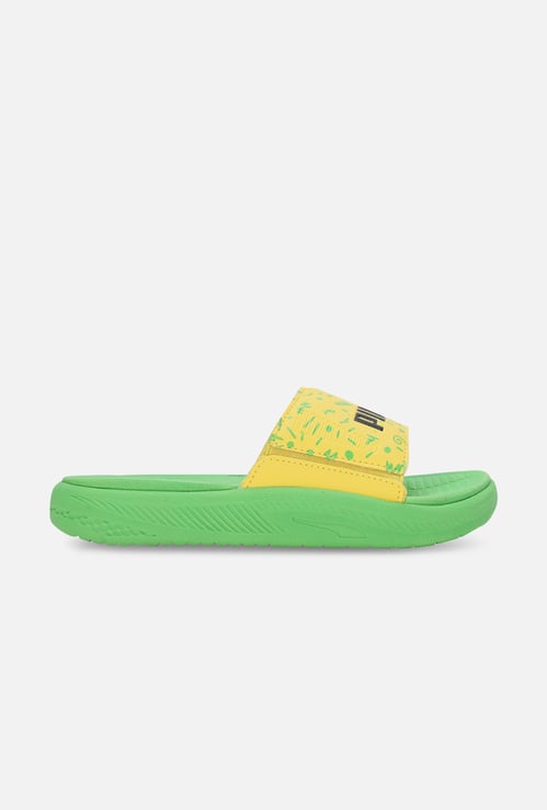 PUMA Boys Printed Sliders