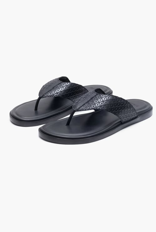 RARE RABBIT Starry Embossed Flip-Flops