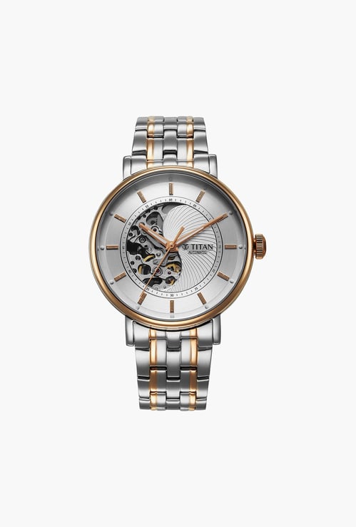 TITAN Ying Yang Skeleton Automatic Watch - 90222KM01